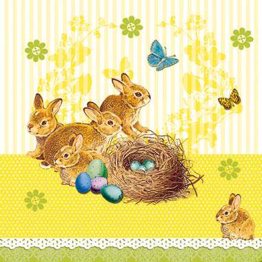 Bunnies Nest Yellow