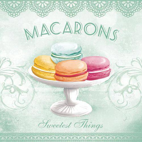 Macarons Aqua