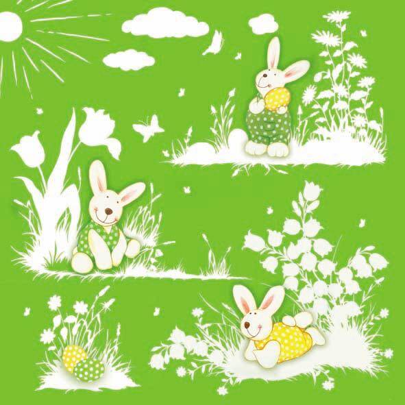 Happy Bunnies Green