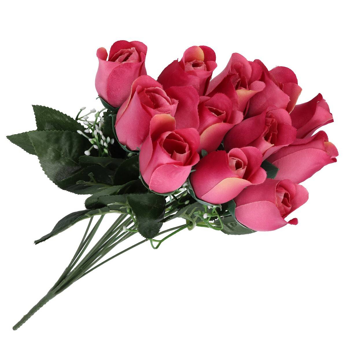 Bukiet róże 40cm 12 szt c. różowe (Zdjęcie 3)