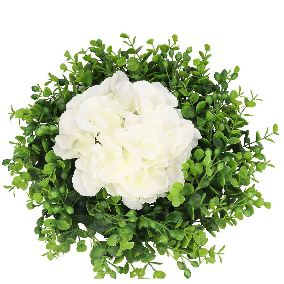 Kwiaty sztuczne gł. hortensja 17cm biała (Zdjęcie 4)