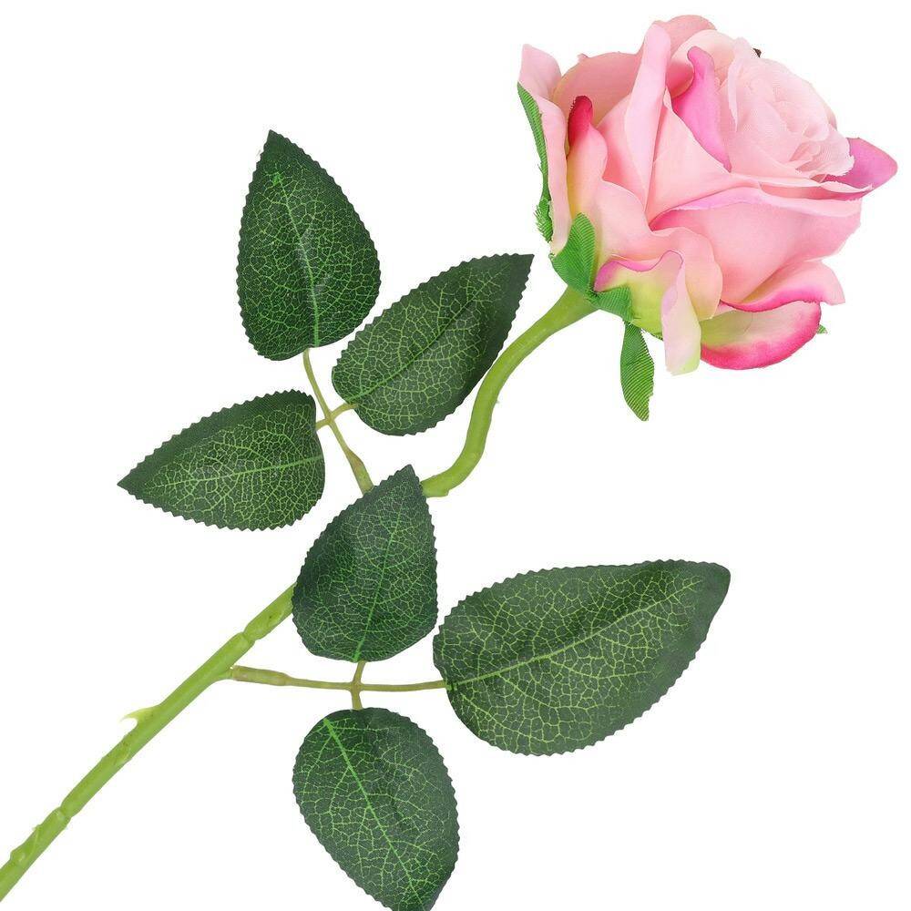 Róża pojedyncza 50cm 6/9cm jasny różowy (Zdjęcie 1)