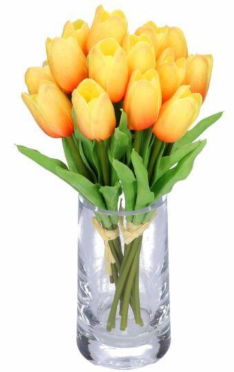 Bukiet tulipanów 7 szt. zólto-pomarańczo (Zdjęcie 5)