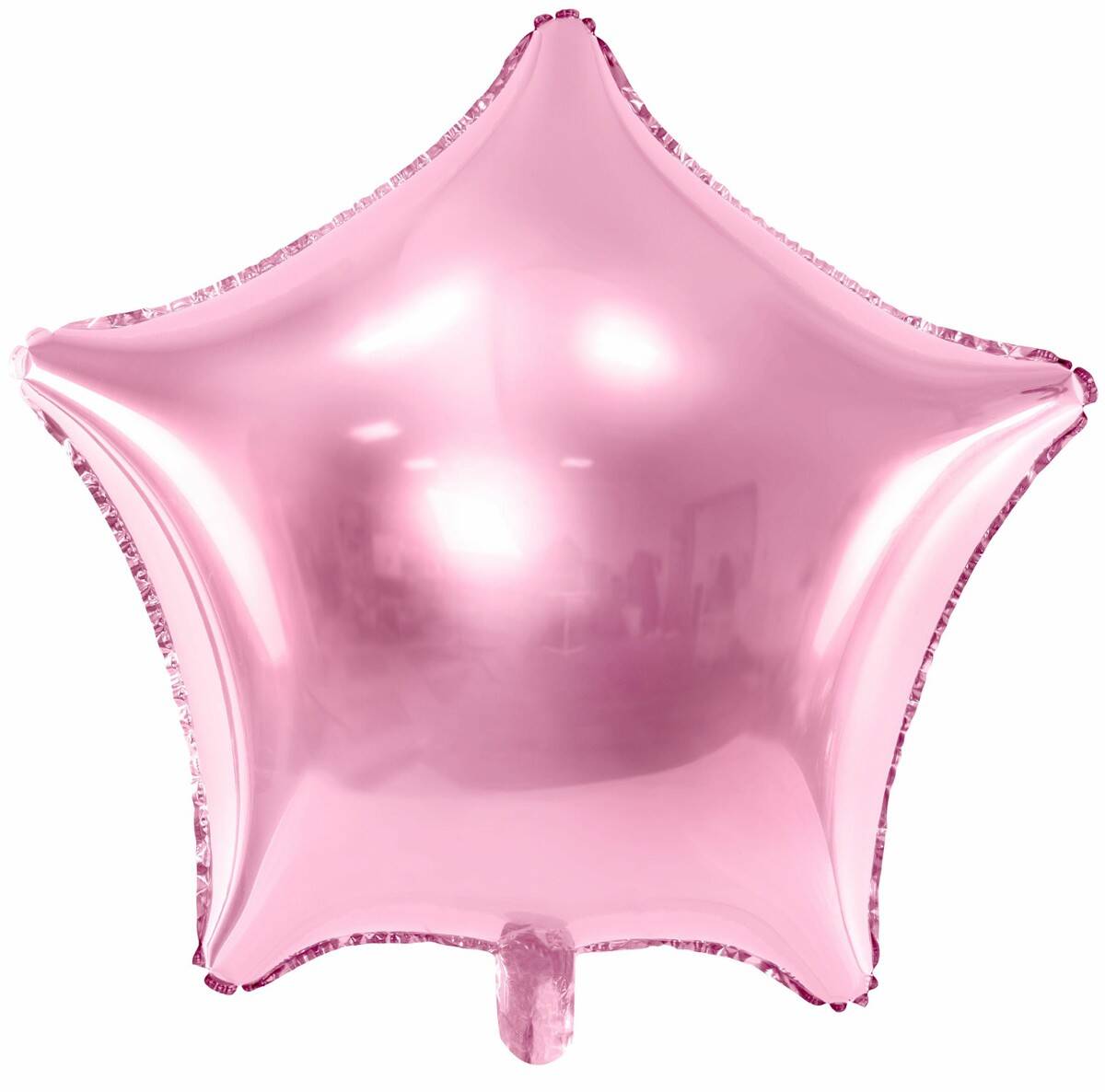 Balon foliowy Gwiazdka,48cm,jasny różowy