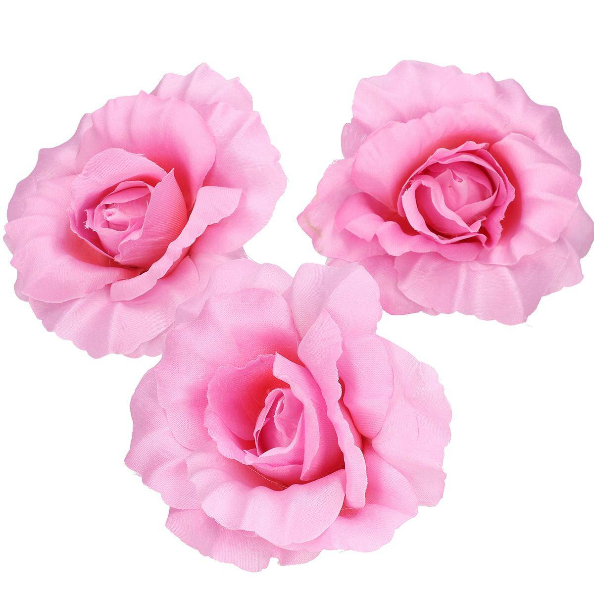 Kwiaty sztuczne róża wyr. różowy (Zdjęcie 3)