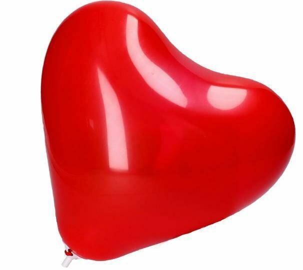 Balony serce 100szt./kpl. (Zdjęcie 1)