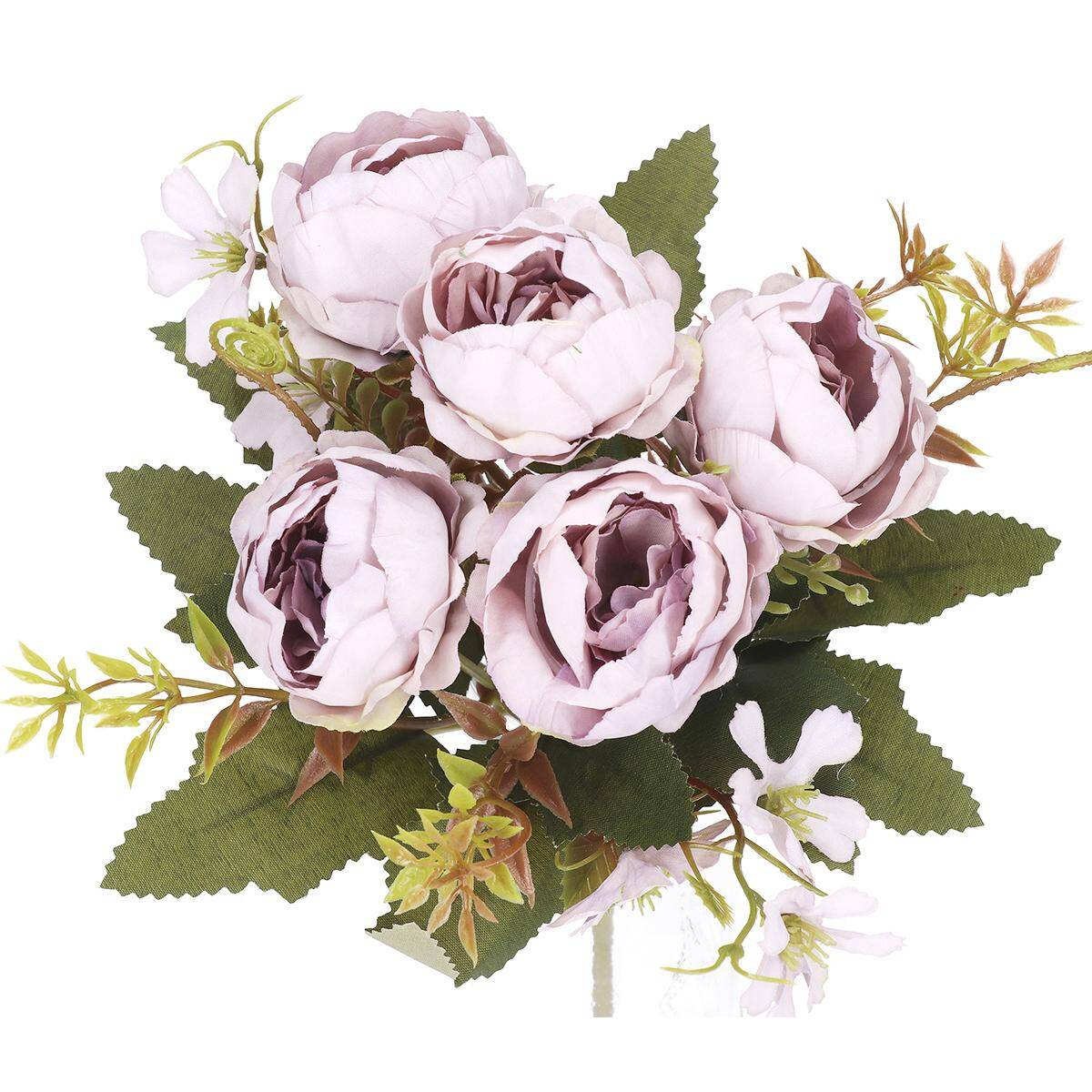 Kwiaty sztuczne 30cm  5gał. szary fiolet (Zdjęcie 8)