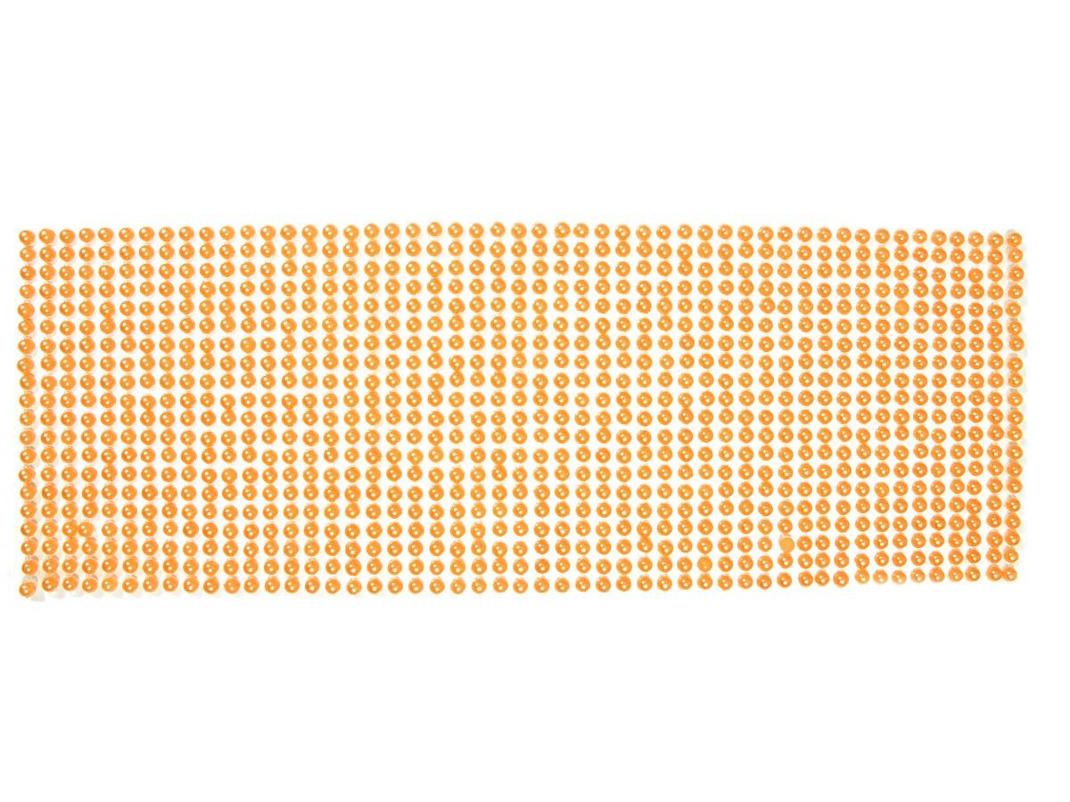 Półperełki 50rz x 20szt. pomarańcz. 4mm (Zdjęcie 2)