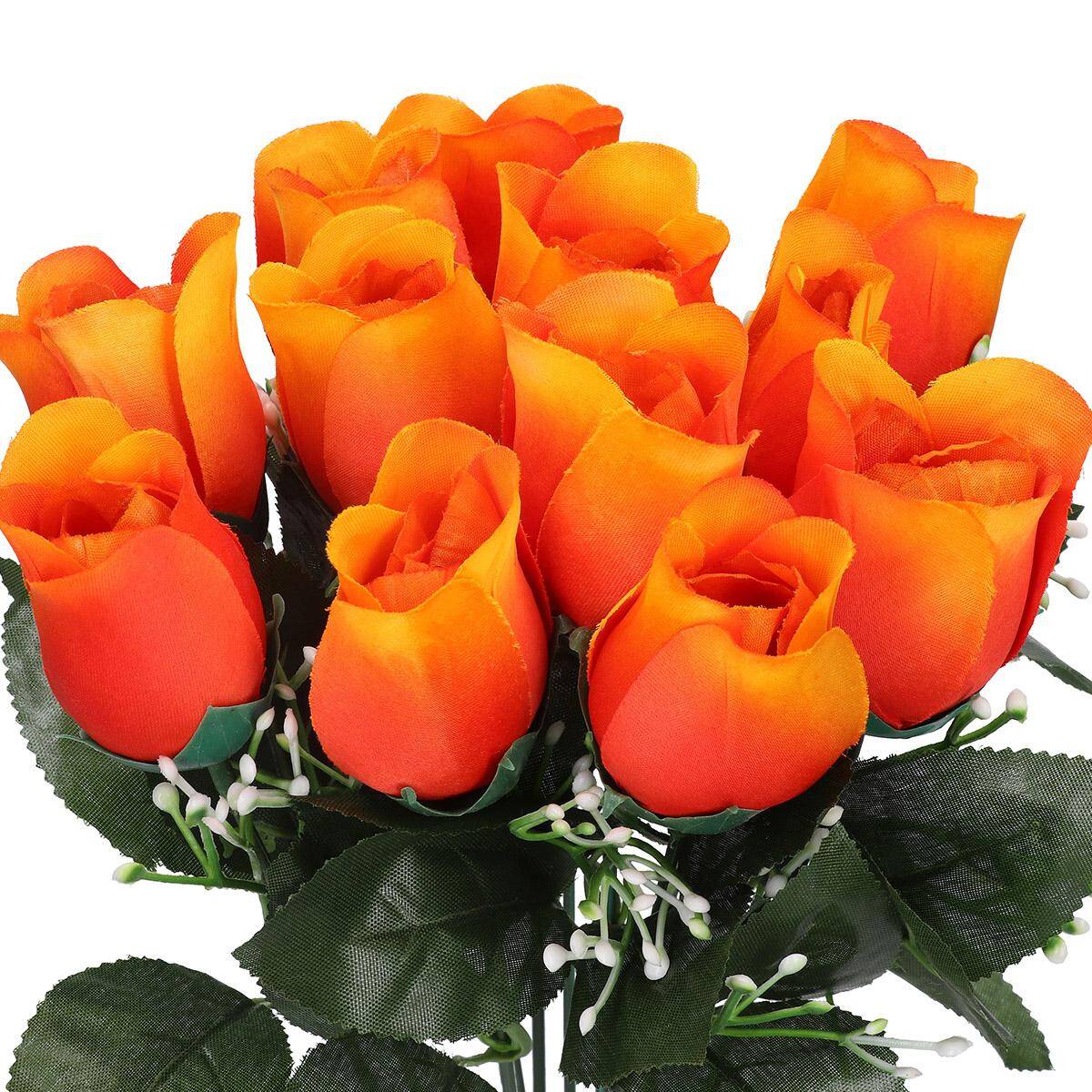 Bukiet róże 40cm 12 szt c.pomarańczowy (Zdjęcie 8)