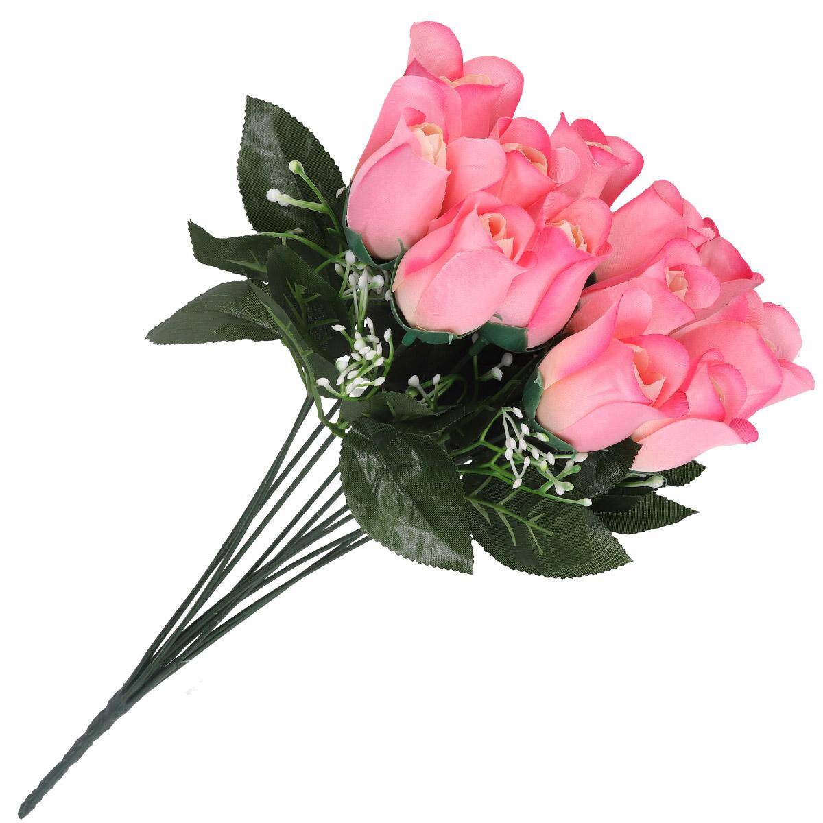Bukiet róże 40cm 12 szt j.różowy (Zdjęcie 3)