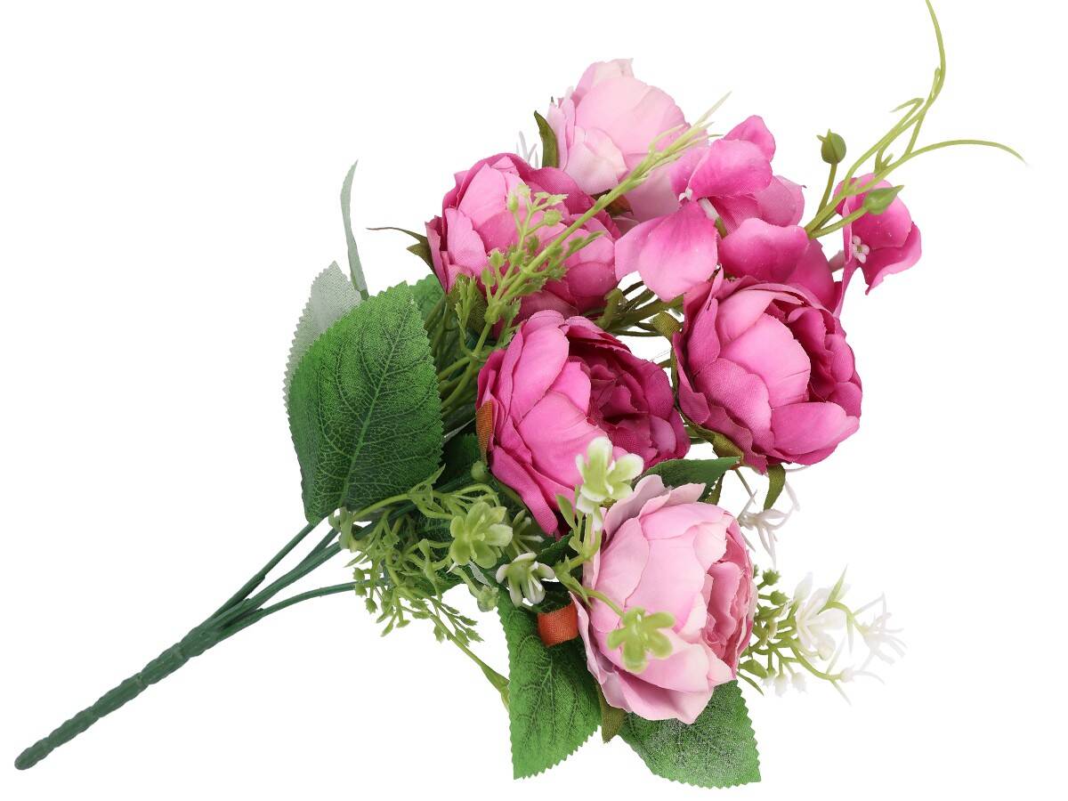 Bukiet różyczek x5 -30cm różowy (Zdjęcie 2)