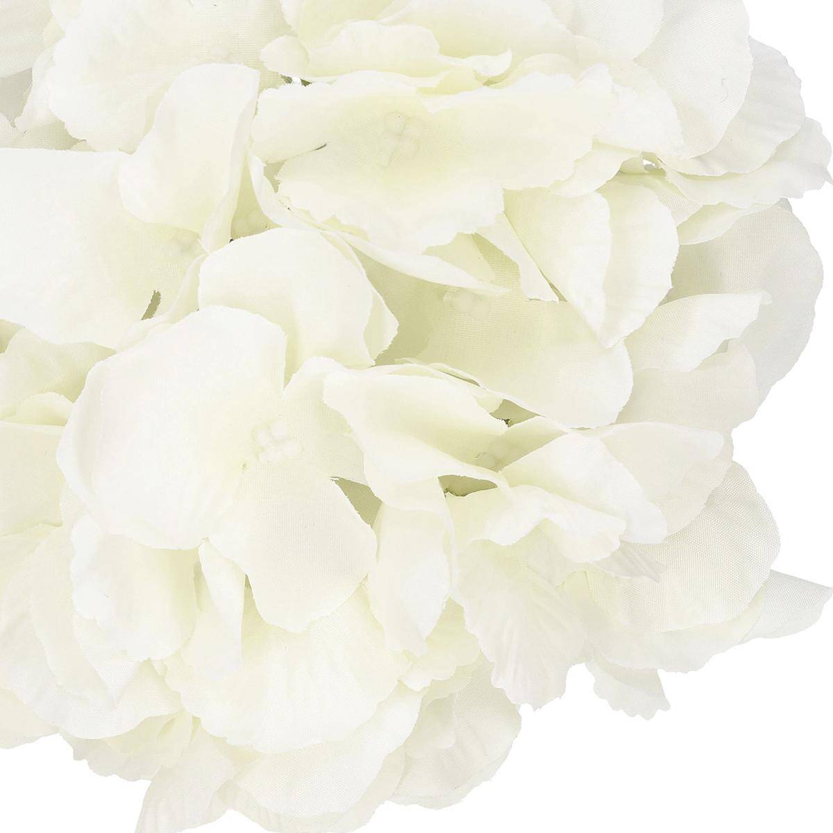 Kwiaty sztuczne gł. hortensja 17cm biała (Zdjęcie 2)