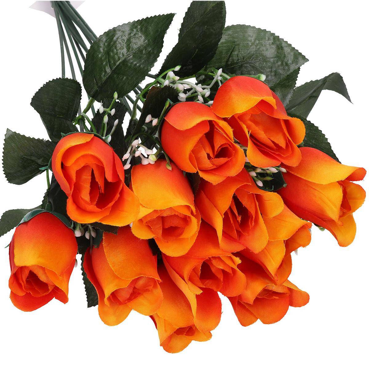 Bukiet róże 40cm 12 szt c.pomarańczowy (Zdjęcie 6)
