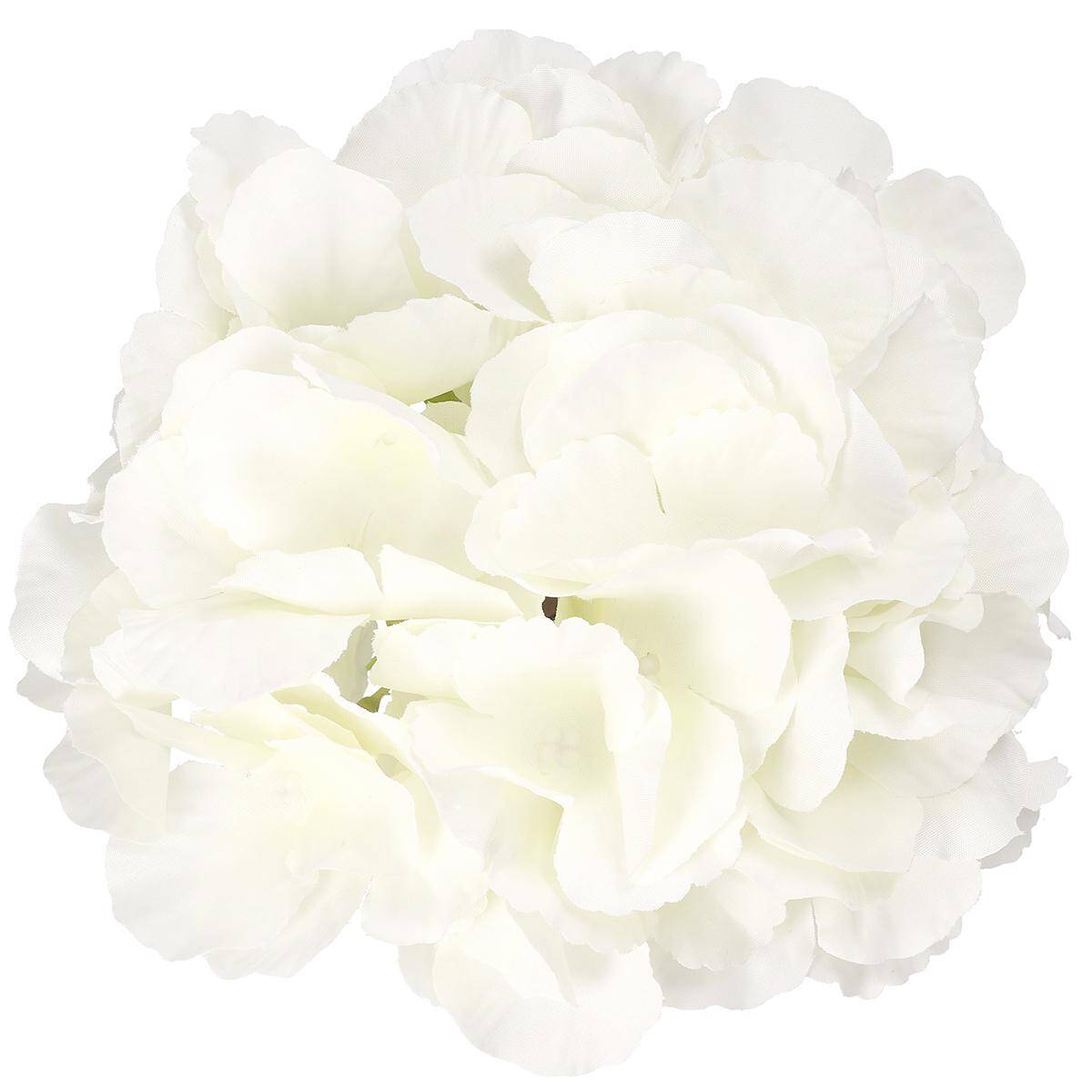 Kwiaty sztuczne gł. hortensja 17cm biała (Zdjęcie 1)