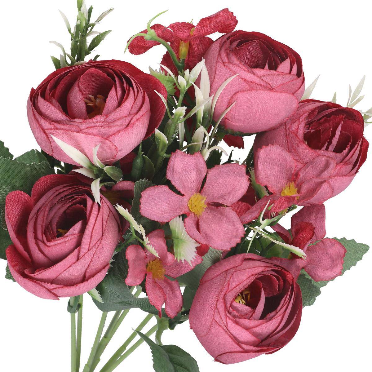 JASKIER BUKIET X 7 30cm  zgaszony róż