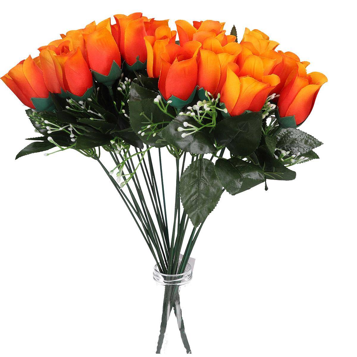 Bukiet róże 40cm 12 szt c.pomarańczowy (Zdjęcie 9)