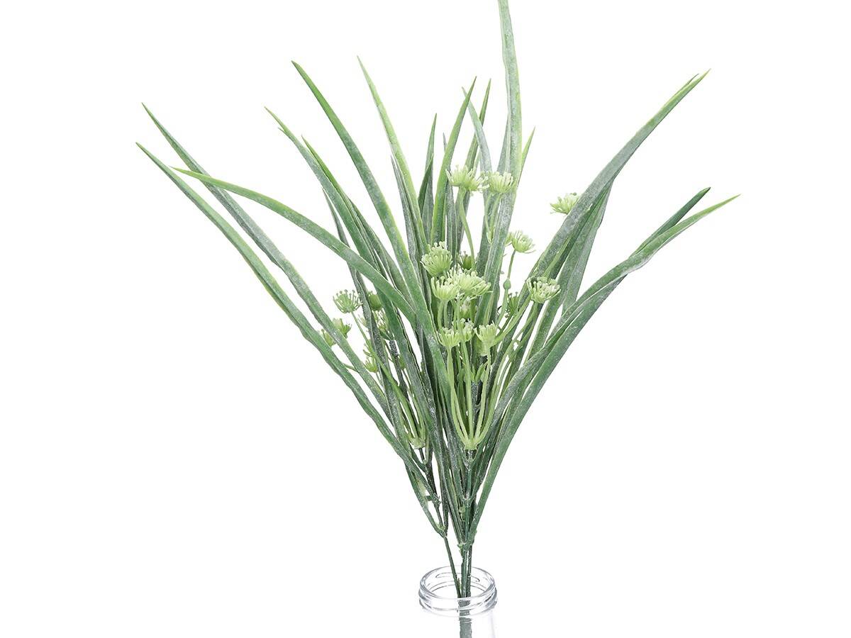 KWIATY SZTUCZNE 50cm trawa białe kwiatki (Zdjęcie 7)