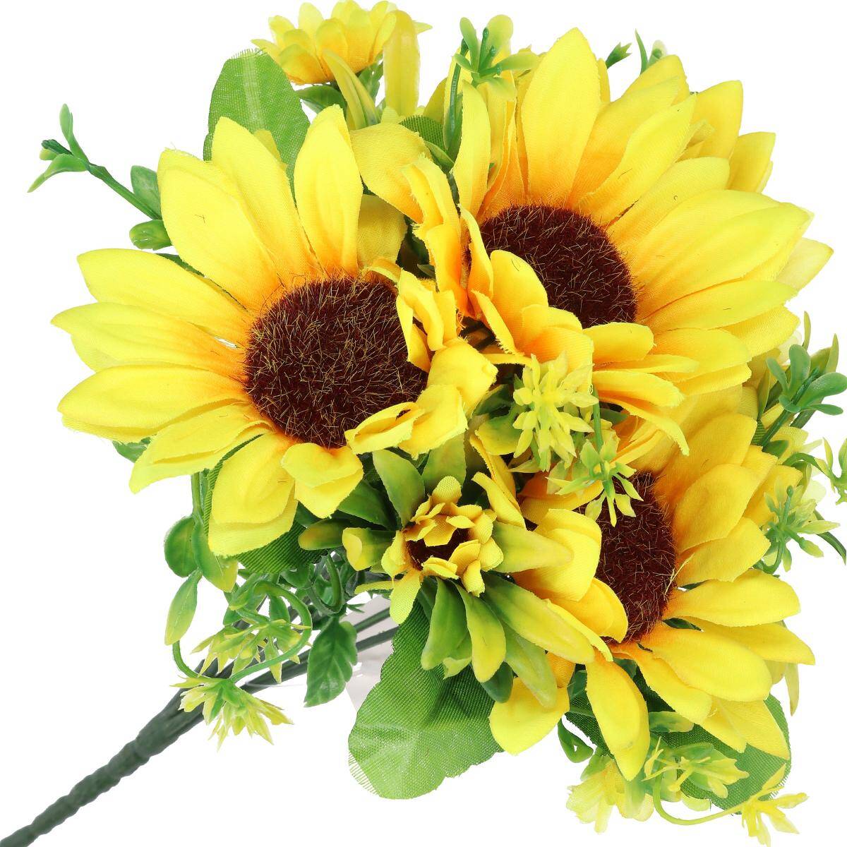Bukiet sztucznych kwiatów słoneczniki