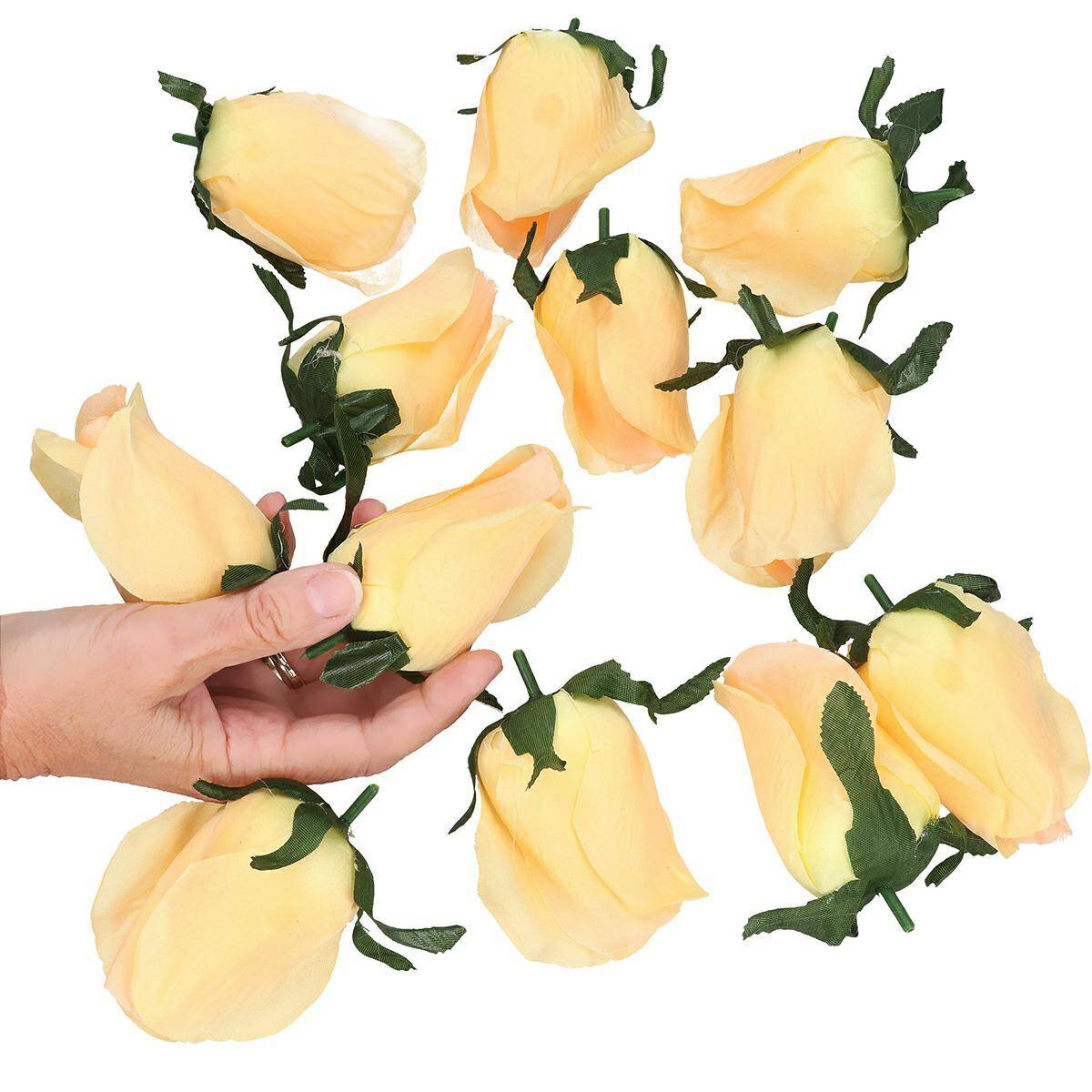 Kwiaty szt. główka pąk róża 9cm BUDYNIOW (Zdjęcie 4)
