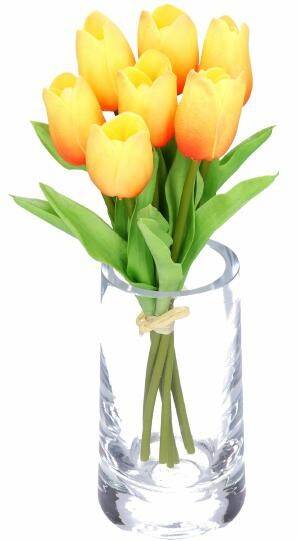 Bukiet tulipanów 7 szt. zólto-pomarańczo (Zdjęcie 4)