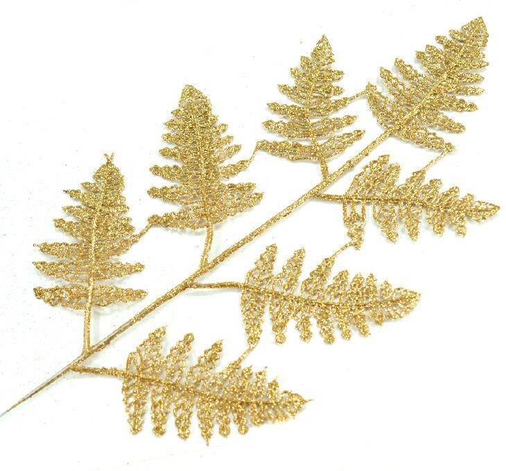 Liść brokatowy złoty (Zdjęcie 1)