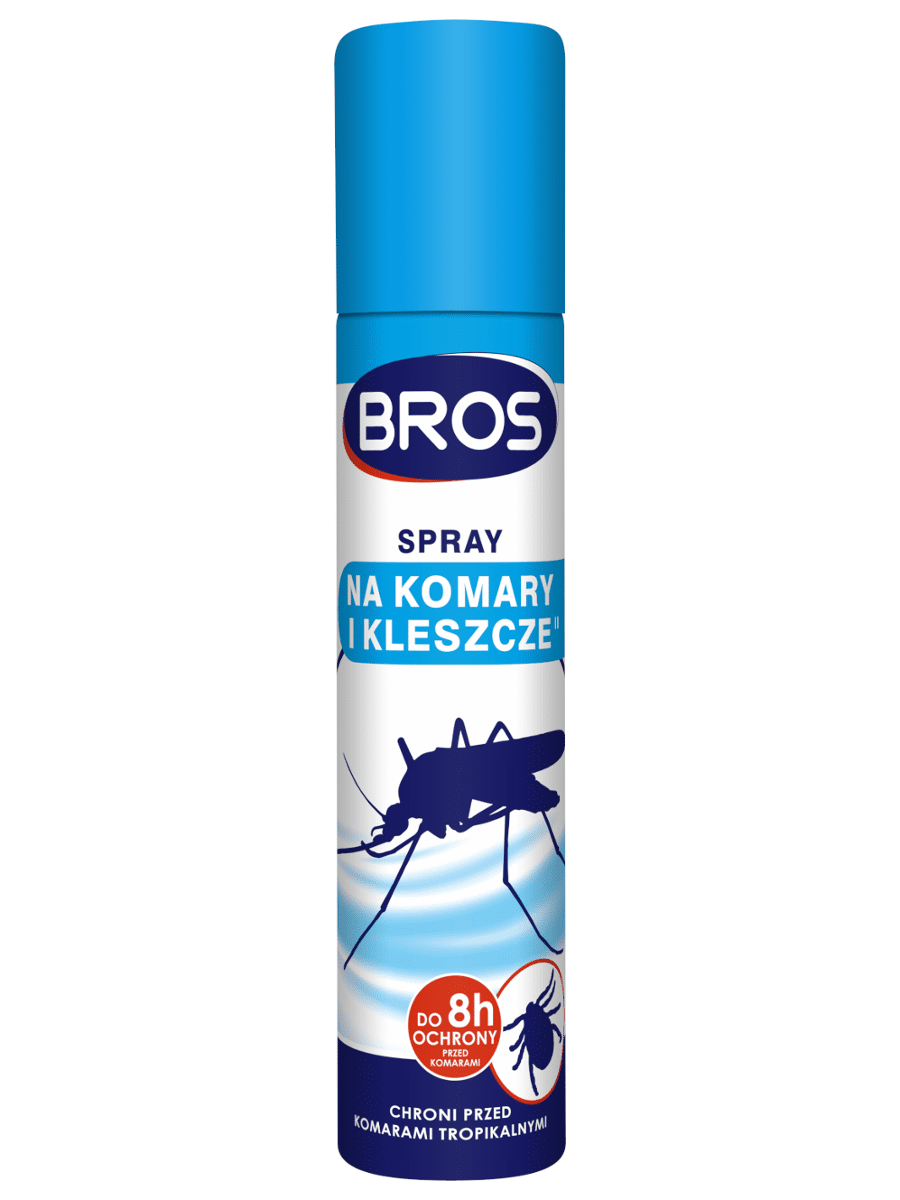 BROS spray na komary i kleszcze 90ml-/