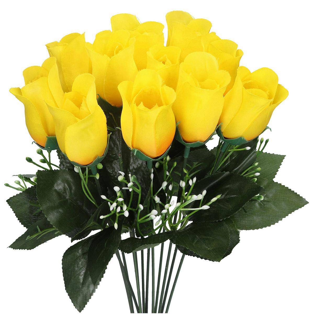 Bukiet róże 40cm 12 szt żółte (Zdjęcie 8)