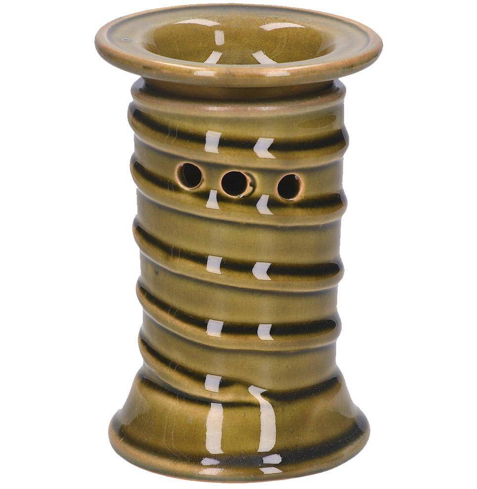kominek oliwkowy 12,5cm ceramika