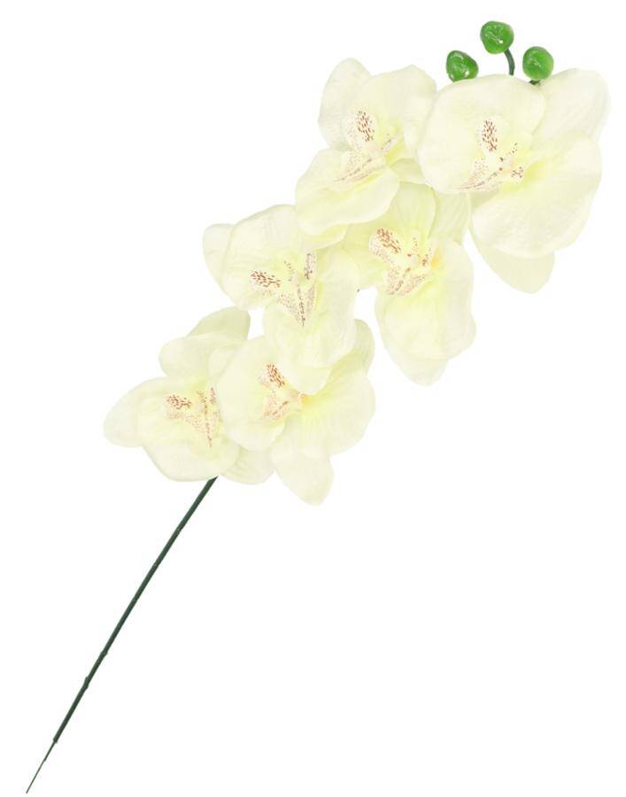 Kwiaty sztuczne storczyk 75cm biały
