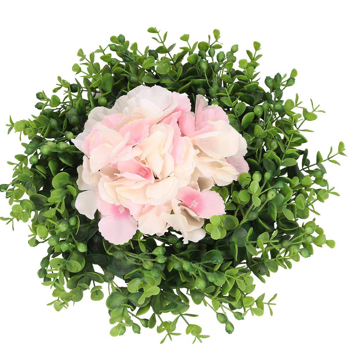 Kwiaty szt. gł. hortensja 17cm ecru-róż (Zdjęcie 3)