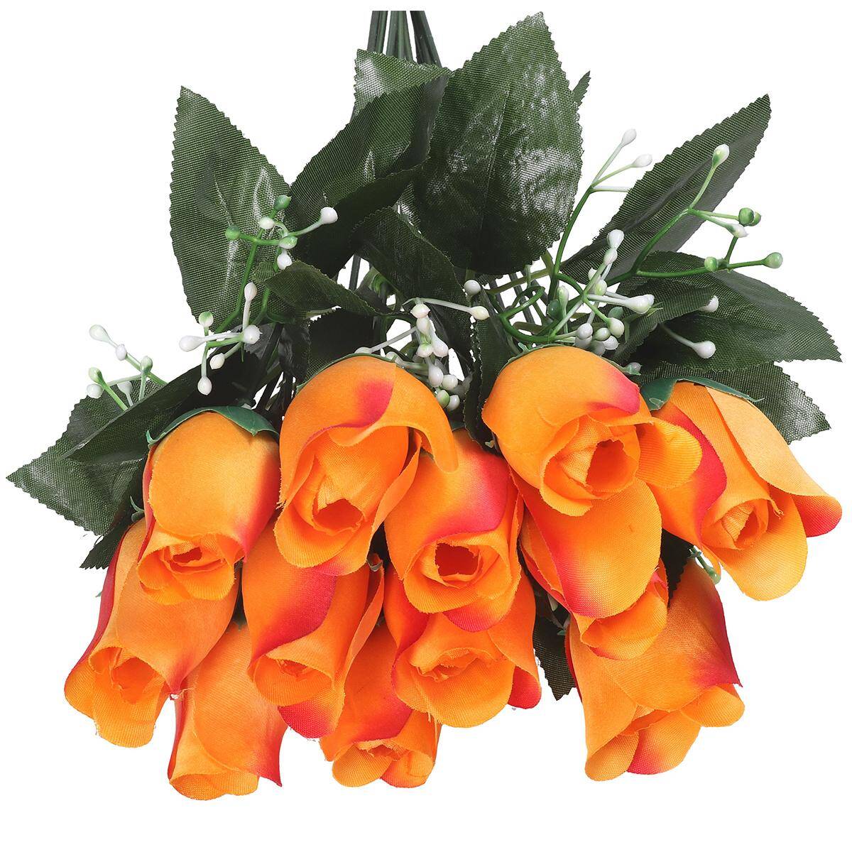 Bukiet róże 40cm 12 szt pomarańczowo róż (Zdjęcie 3)