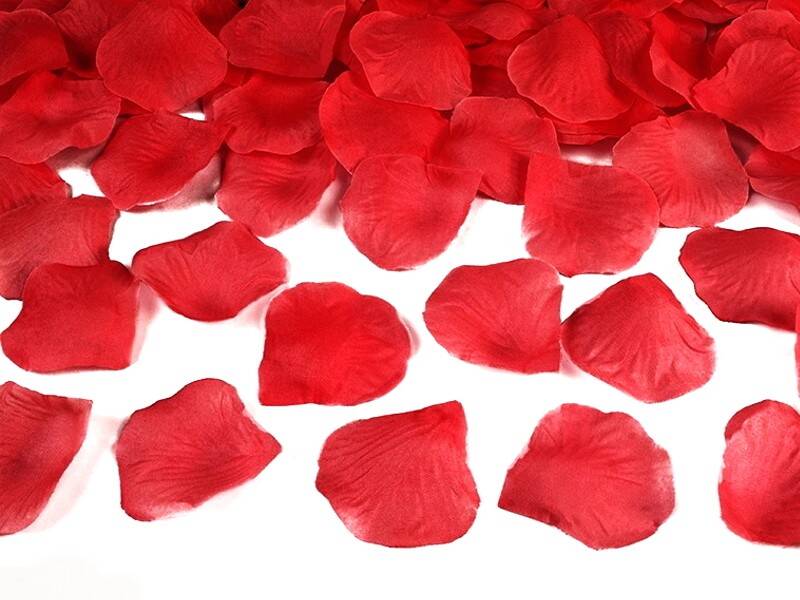 Płatki róż w woreczku czerwone 500szt (Zdjęcie 2)