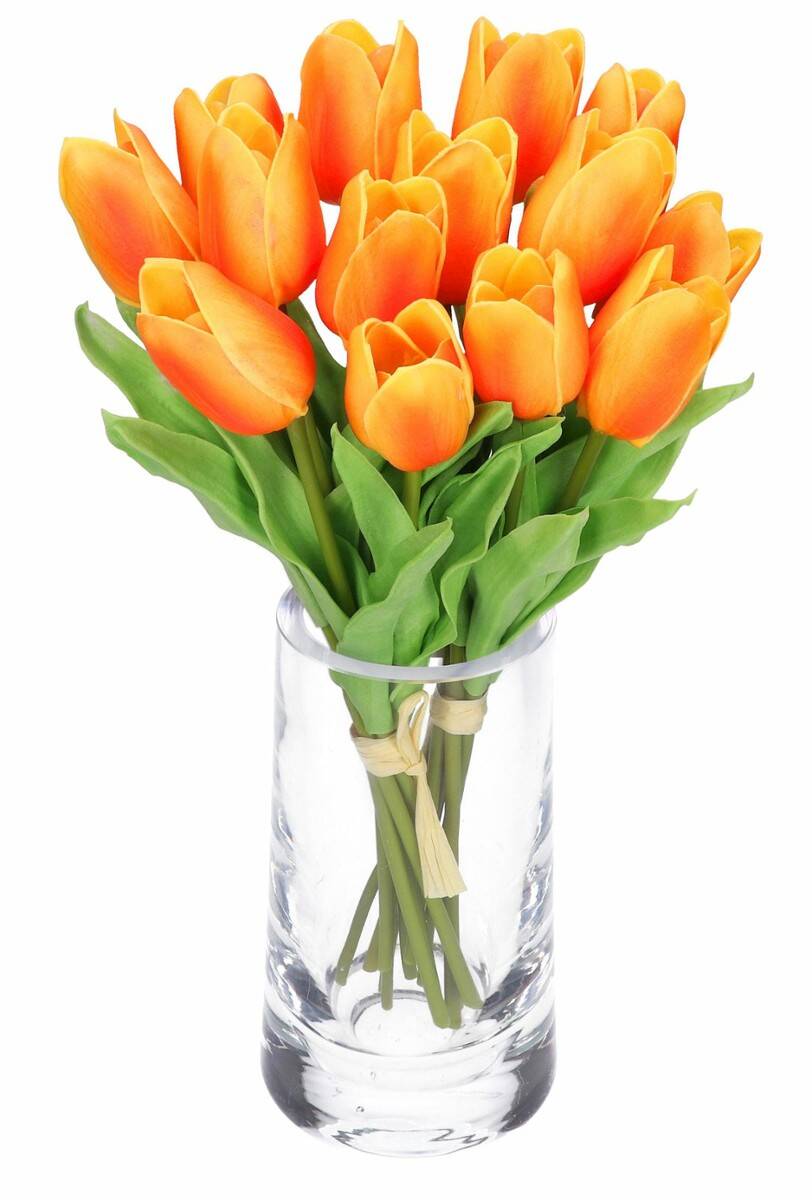 Bukiet tulipanów 7 szt. pomarańczowe (Zdjęcie 5)
