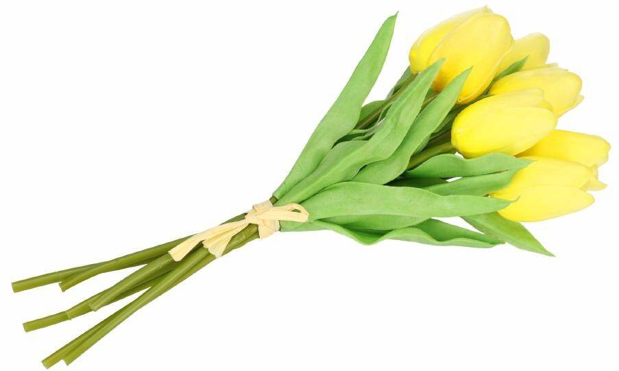 Tulipan z pianki x7 żółty (Zdjęcie 2)