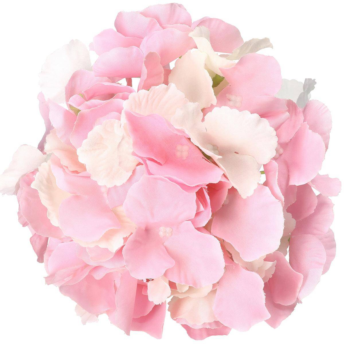 Kwiaty szt.główka hortensja  17cm różowa