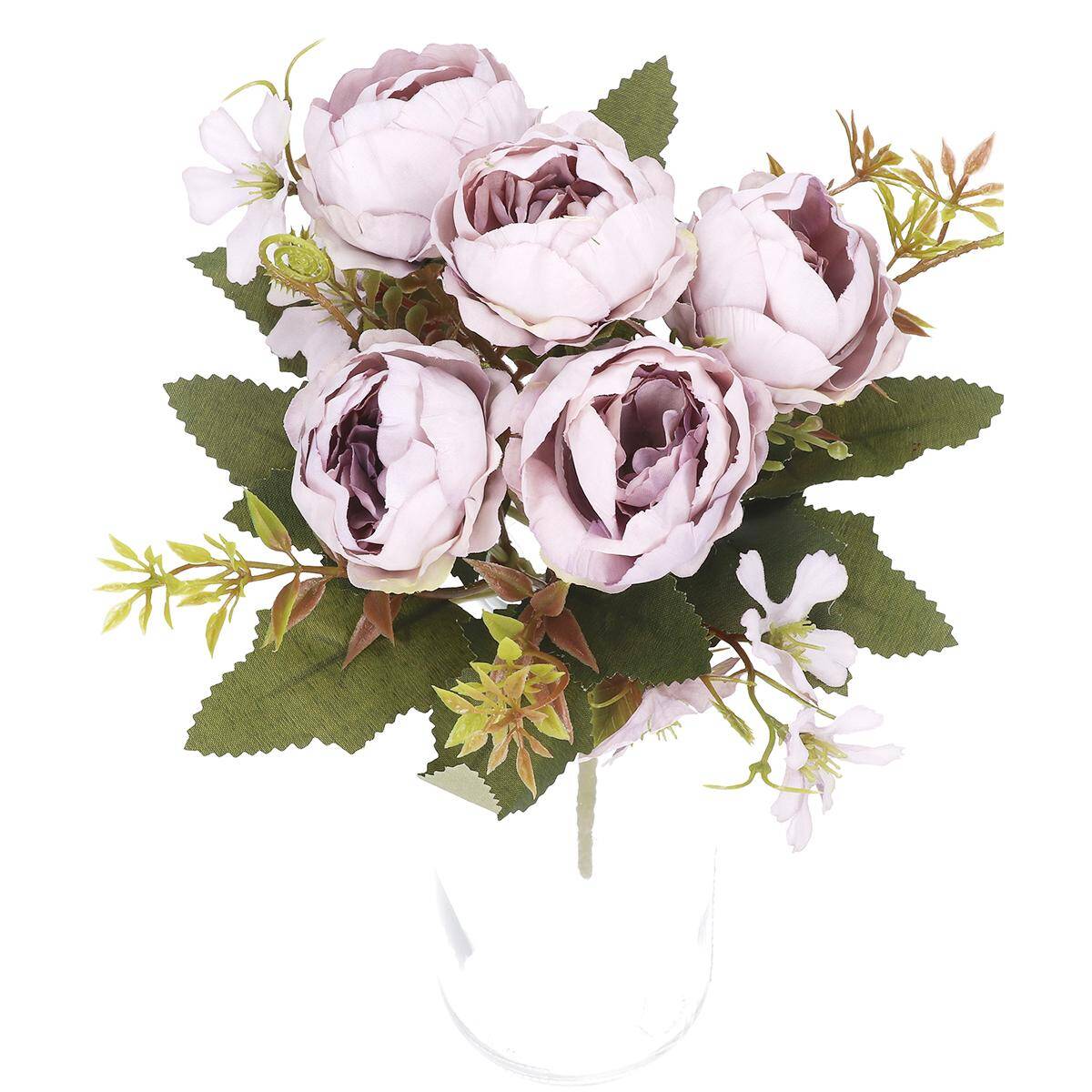 Kwiaty sztuczne 30cm  5gał. szary fiolet (Zdjęcie 9)
