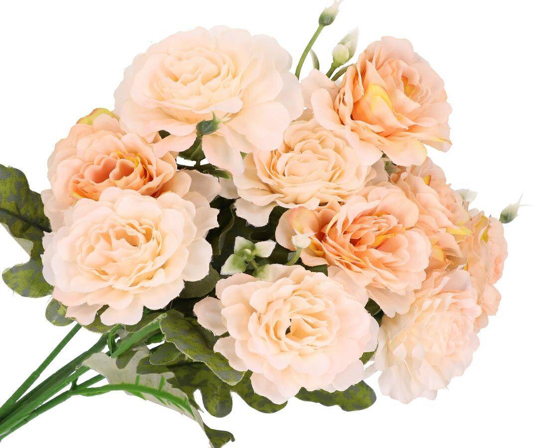 Bukiet róż 7szt brzoskwiniowy (Zdjęcie 1)