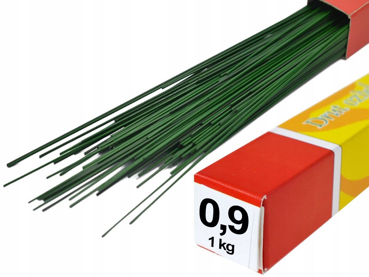 Drut cięty zielony  0,9 mm karton 1kg (Zdjęcie 5)