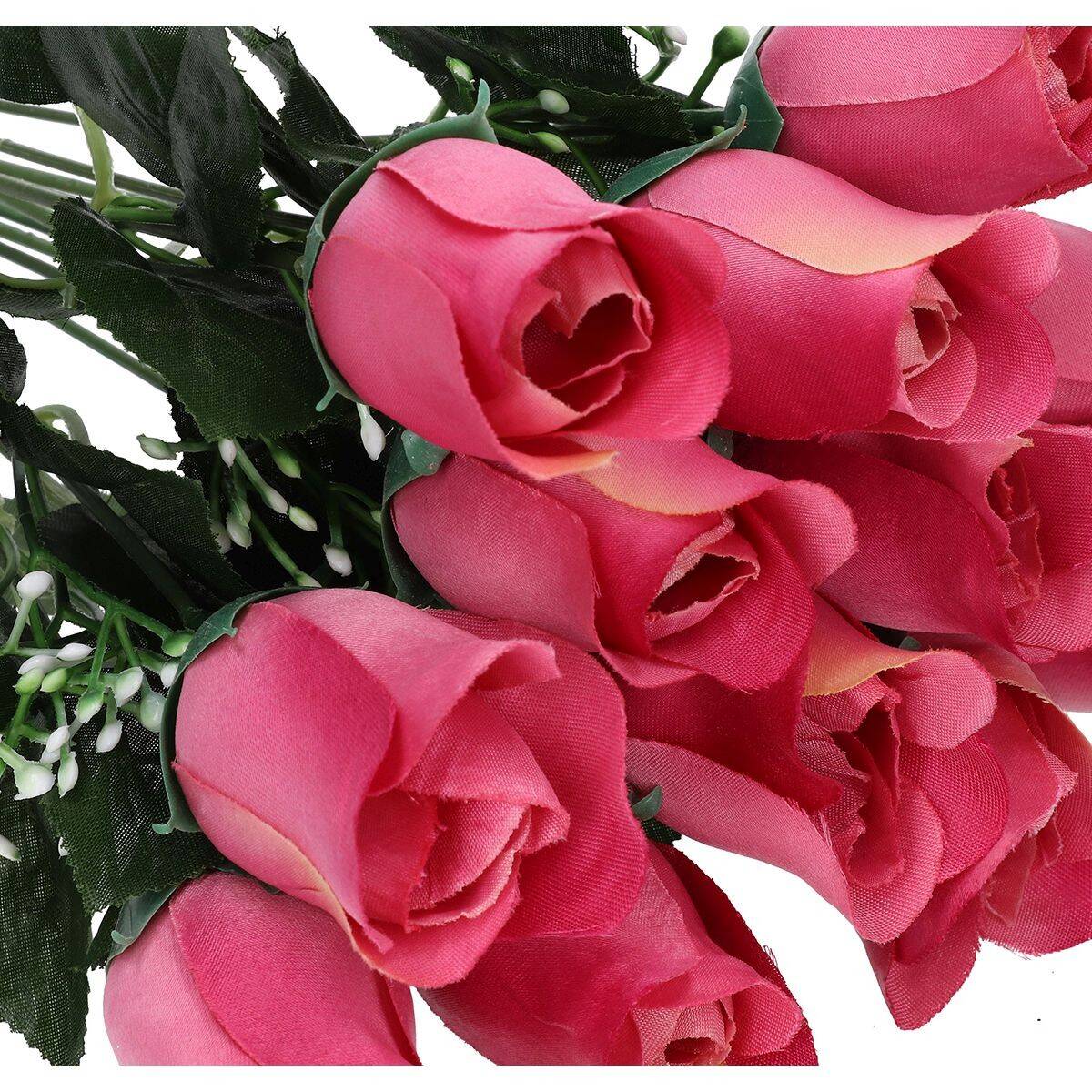 Bukiet róże 40cm 12 szt c. różowe (Zdjęcie 4)