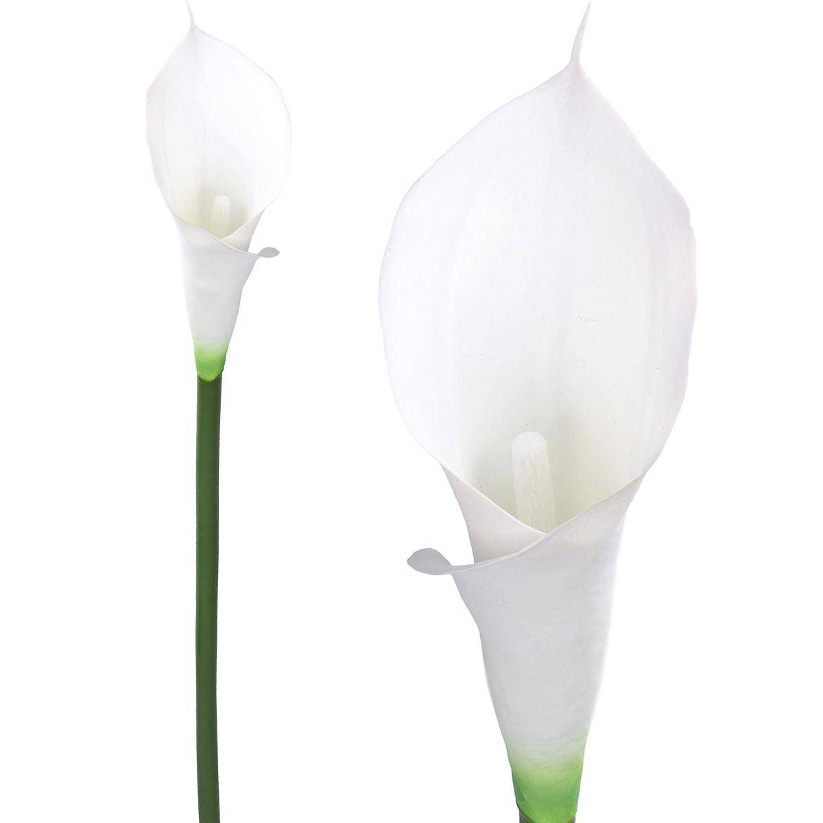 Kwiat sztuczny kalia 75cm biała bialy