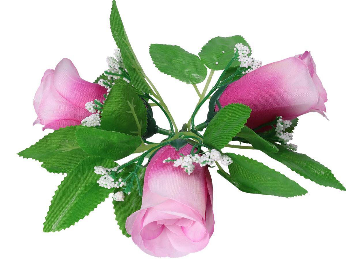 Kwiaty sztuczne róża gipsóka FIOLETOWA