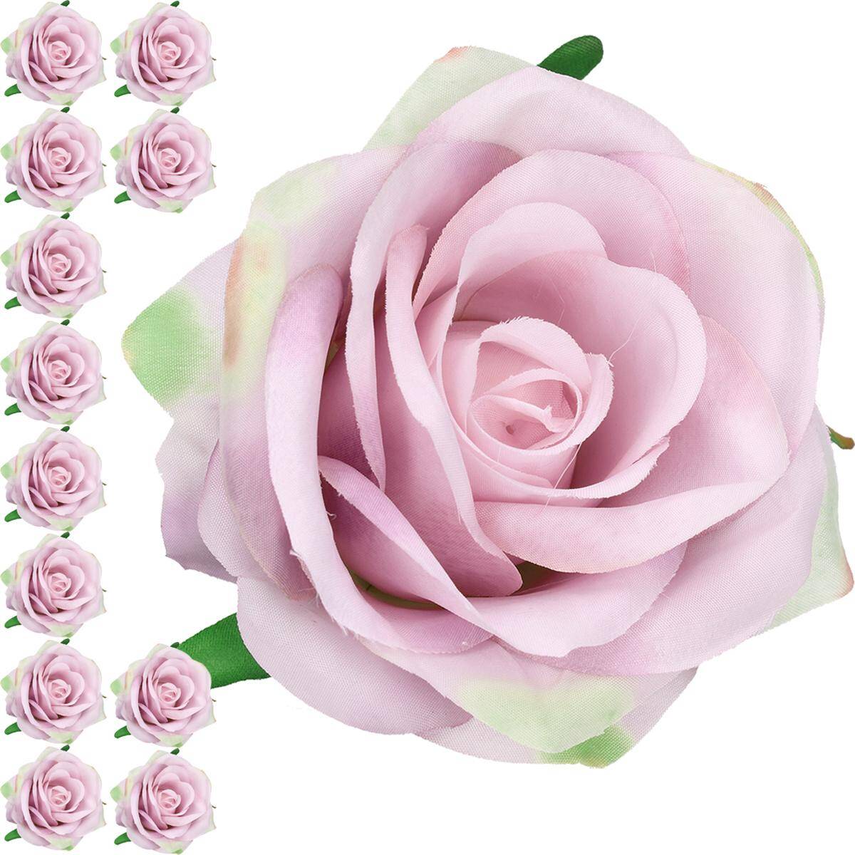 KWIATY SZ. róża główka 10cm lawendowy