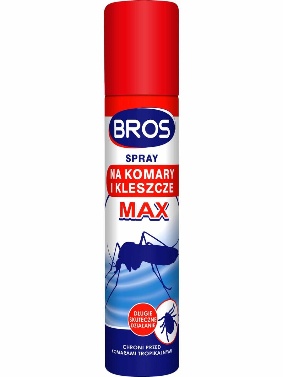 BROS spray na komary i kleszcze MAX 90m/