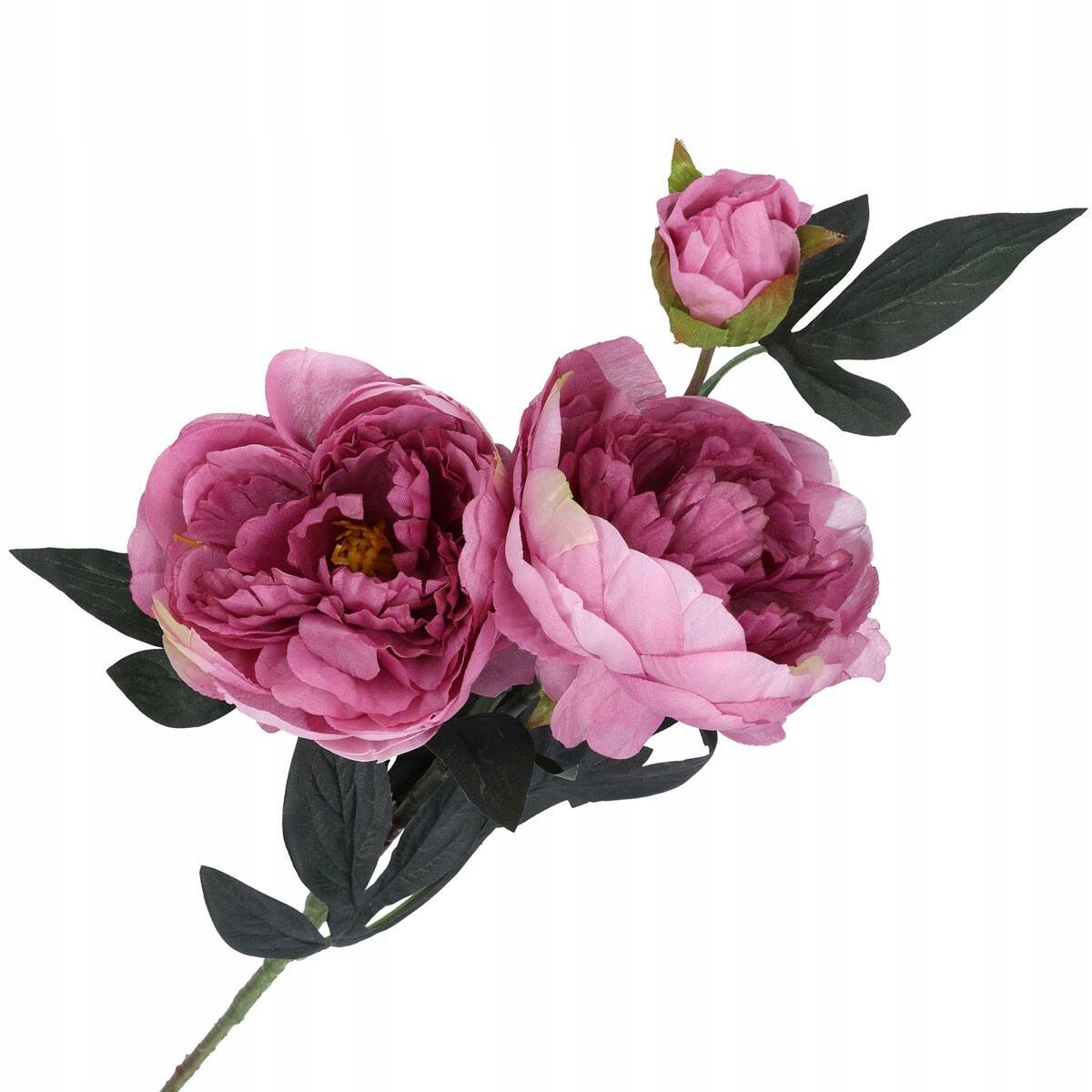 Piwonia x3 -sztucz.rośl. 75cm ciemny róż (Zdjęcie 16)