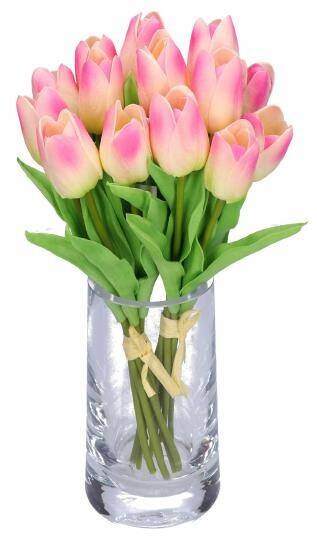 Tulipan z pianki x7 -sztucz.rośl. różowe (Zdjęcie 5)