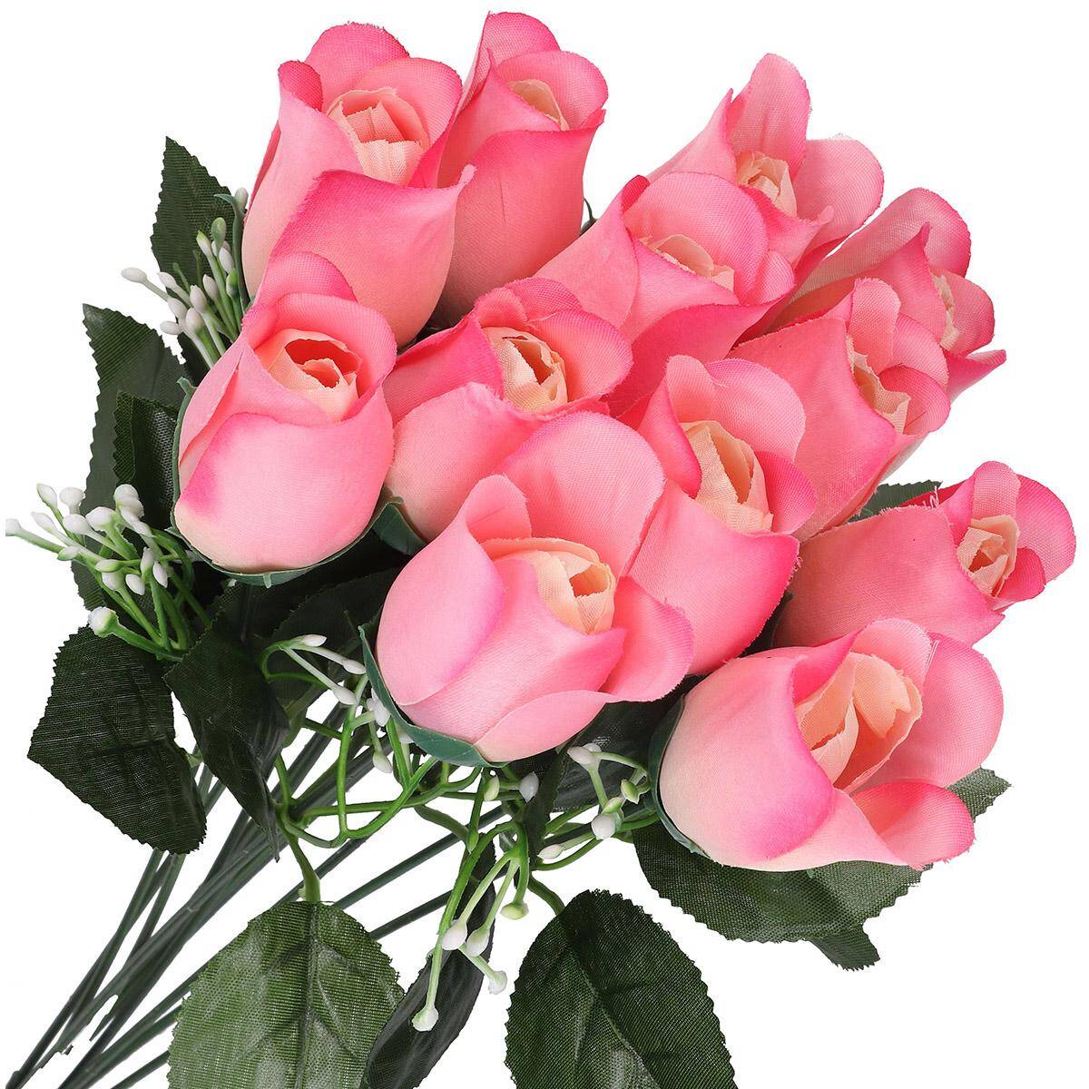 Bukiet róże 40cm 12 szt j.różowy (Zdjęcie 1)