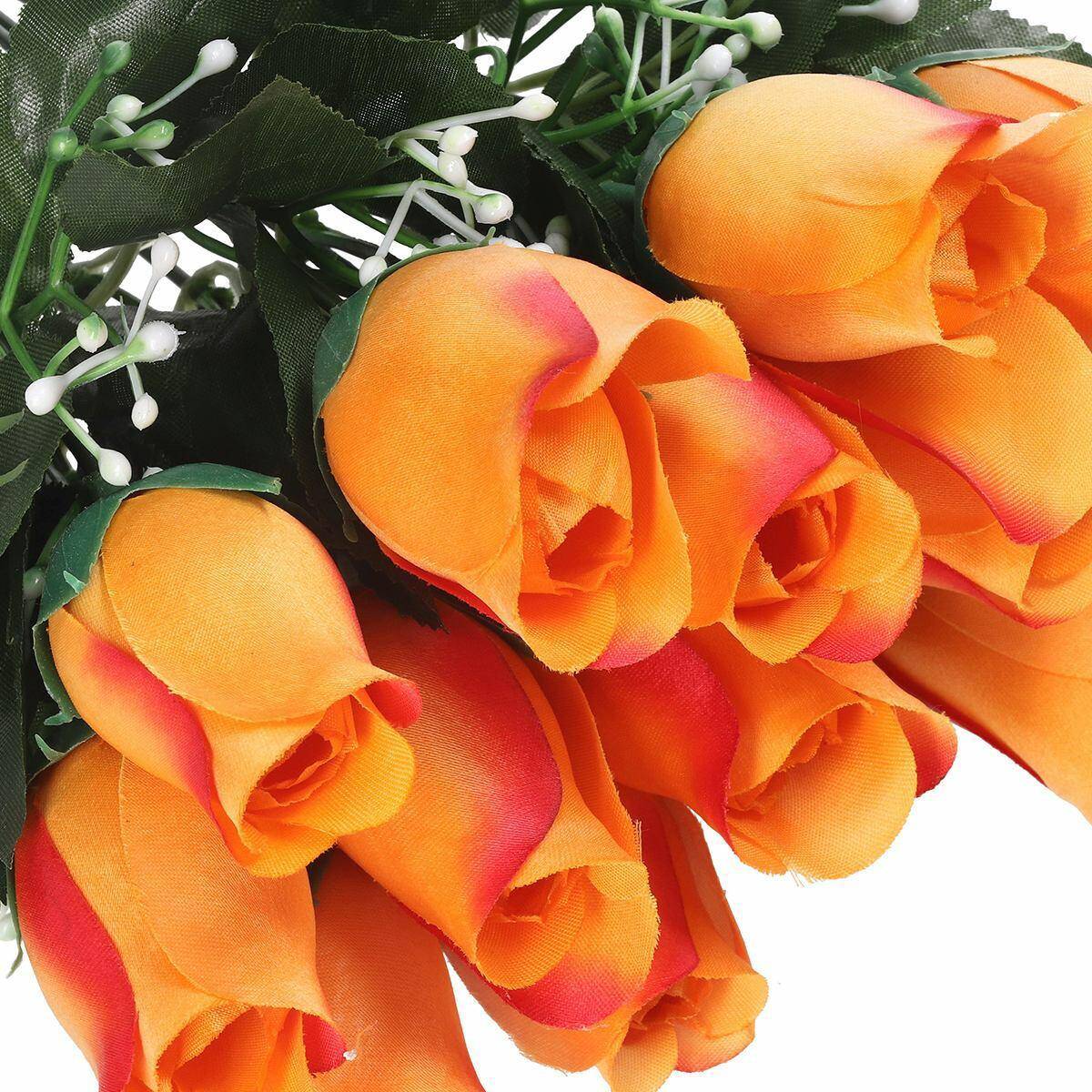 Bukiet róże 40cm 12 szt pomarańczowo róż (Zdjęcie 6)