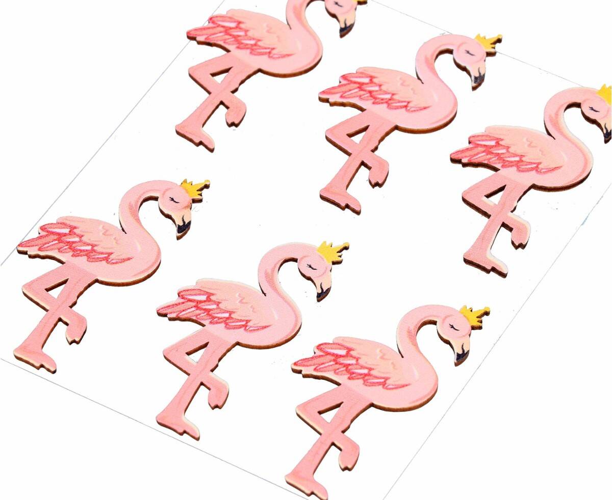 Flamingi rózowe na przylepcu (Zdjęcie 3)