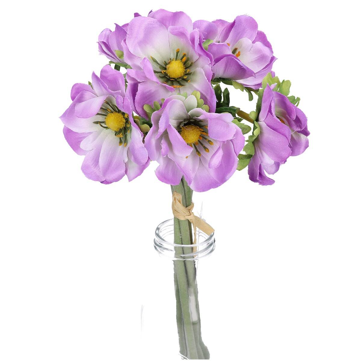 Anemon 6szt/pęcz.30cm.kwiat fioletowy (Zdjęcie 6)