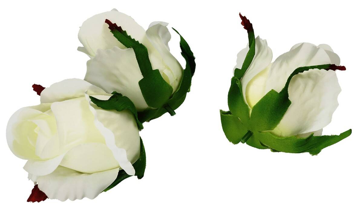 Róża główka wyr. 8/5cm pąk biały (Zdjęcie 2)